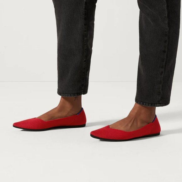 Rothy's The Point Bright Red Women's Size 9 - Picture 2 of 11